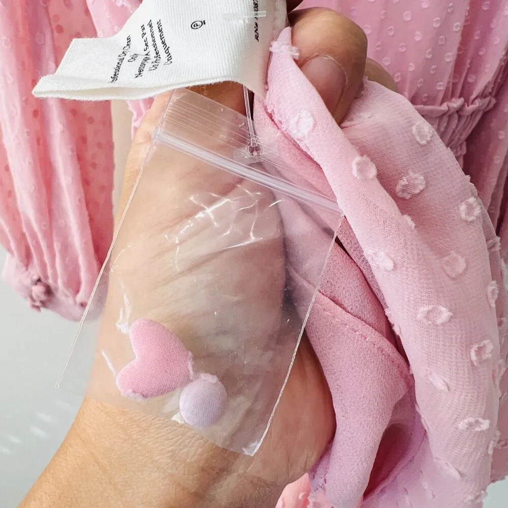 ❤️ Love Shack fancy Amber dress in Eros sheer pink, Size S - Picture 11 of 12